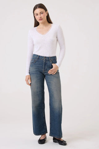 Goldie Celine Long Sleeve V-Neck Top