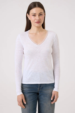 Goldie Celine Long Sleeve V-Neck Top