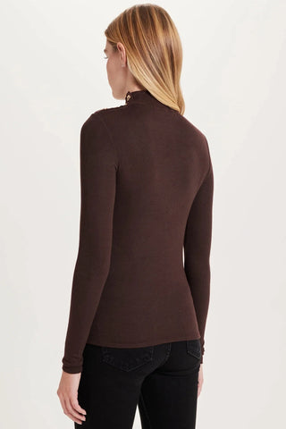 Goldie Marina Button Shoulder Mockneck - Premium clothing at Lonnys NY - Just $150! Shop Womens clothing now 