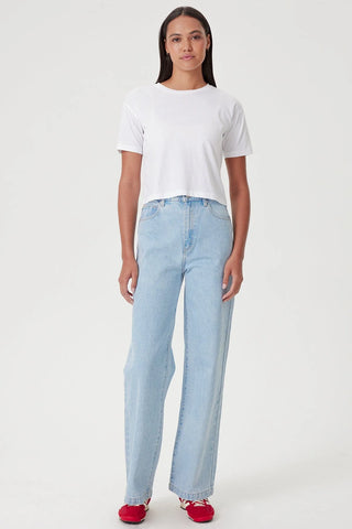 Goldie Organic Cropped Girlfriend Tee - Premium clothing at Lonnys NY - Just $85! Shop Womens clothing now 