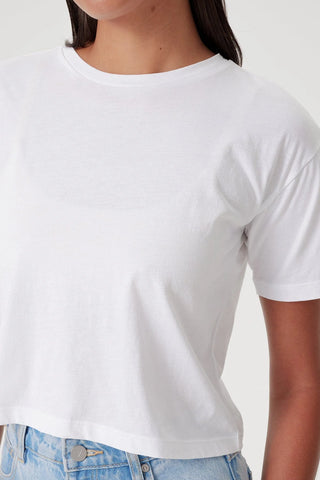 Goldie Organic Cropped Girlfriend Tee - Premium clothing at Lonnys NY - Just $85! Shop Womens clothing now 