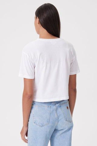 Goldie Organic Cropped Girlfriend Tee - Premium clothing at Lonnys NY - Just $85! Shop Womens clothing now 