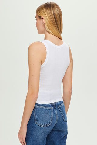 Goldie Ribbed Cropped Tank Top