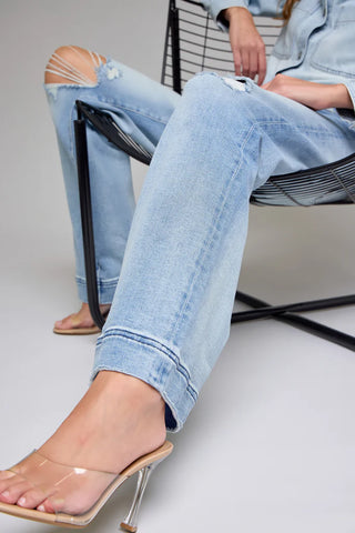 Hidden Nori Mid Rise Distressed Jeans - Premium clothing at Lonnys NY - Just $91! Shop Womens clothing now 