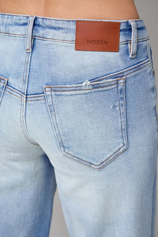 Hidden Nori Mid Rise Distressed Jeans - Premium clothing at Lonnys NY - Just $91! Shop Womens clothing now 