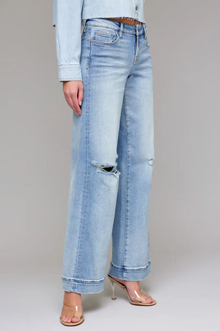 Hidden Nori Mid Rise Distressed Jeans - Premium clothing at Lonnys NY - Just $91! Shop Womens clothing now 