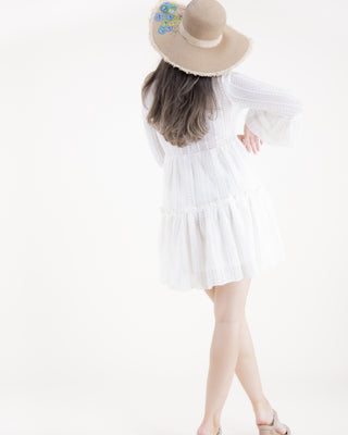 Hand Painted Peacock Straw Hat