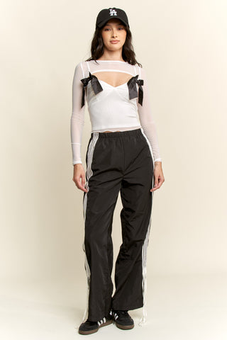 Habit Side Stripe High Waist Track Pants
