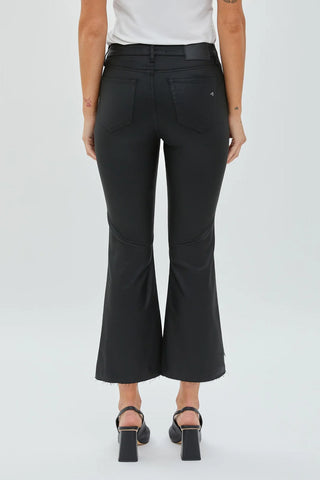 Hidden Happi Crop Coated Step Hem Jeans - Premium clothing at Lonnys NY - Just $91! Shop Womens clothing now 