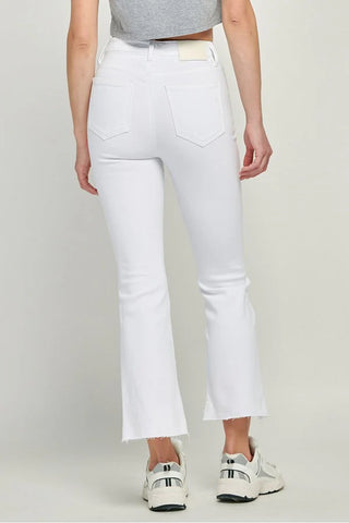 Hidden Happi Crop Flare Step Hem Jeans - Premium clothing at Lonnys NY - Just $91! Shop Womens clothing now 