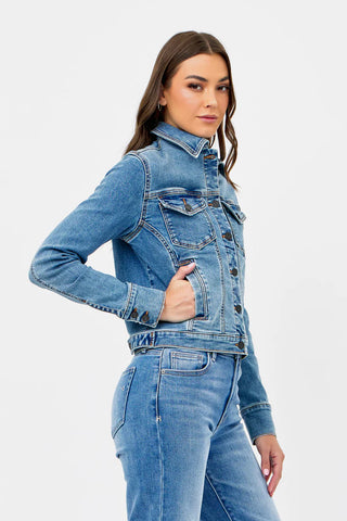 Hidden Rebel Denim Trucker Jacket - Premium clothing at Lonnys NY - Just $104! Shop Womens clothing now 