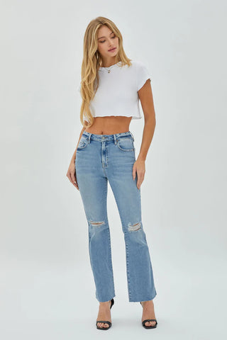 Hidden Ryan Mid Rise Bootcut Jeans - Premium clothing at Lonnys NY - Just $91! Shop Womens clothing now 