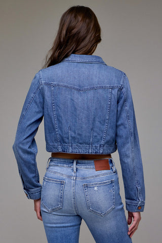 Hidden Cropped Western Jacket
