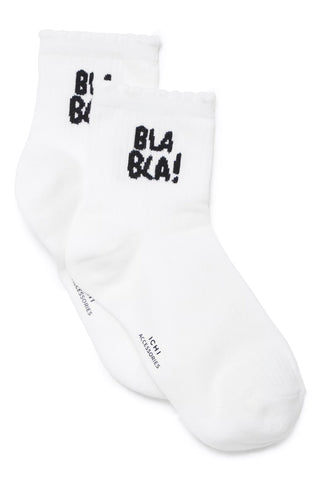 ICHI Iabianca Socks - Premium clothing at Lonnys NY - Just $10! Shop Womens clothing now 