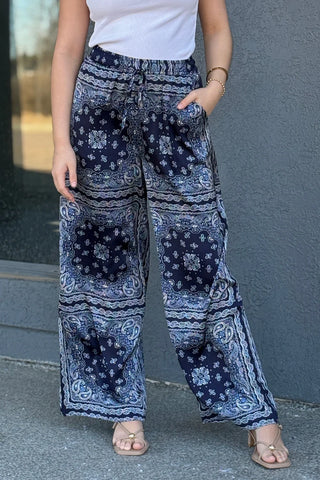 61 Jane Bandana Print Pants