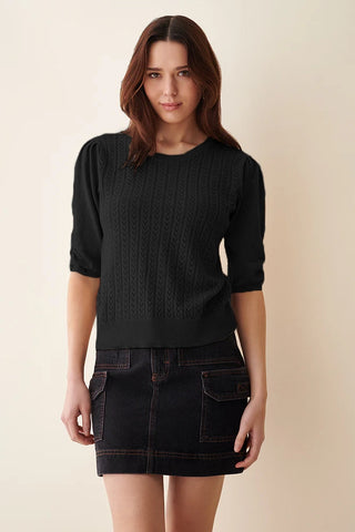 Isla Josie Pointelle Shirt - Premium clothing at Lonnys NY - Just $190! Shop Womens clothing now 