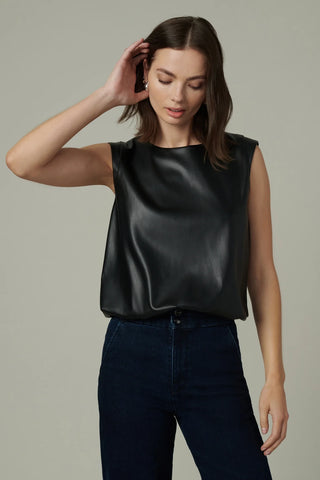 Joes Jeans Maeve Vegan Leather Top - Premium clothing at Lonnys NY - Just $168! Shop Womens clothing now 