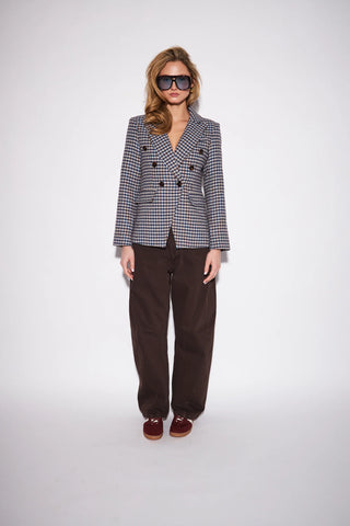 John & Jenn Jodi Houndstooth Blazer