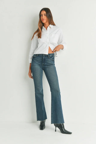 Just Black Scissor Cut Flare Jeans - Premium clothing at Lonnys NY - Just $90! Shop Womens clothing now 