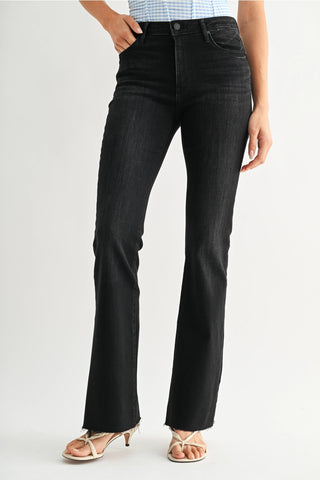 Just Black Scissor Cut Flare Jeans