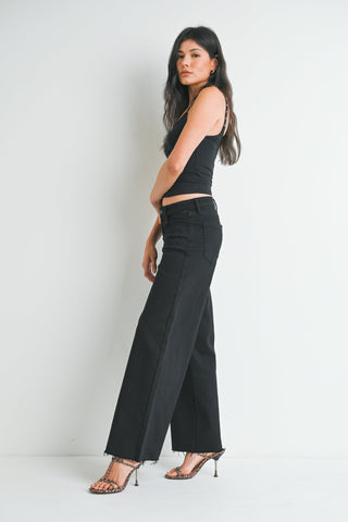 Just USA Relaxed Wide Leg Jeans - Premium clothing at Lonnys NY - Just $48! Shop Womens clothing now 