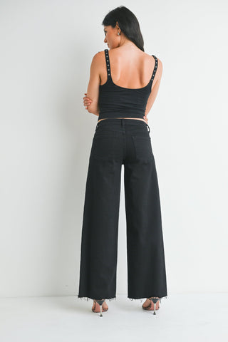 Just USA Relaxed Wide Leg Jeans - Premium clothing at Lonnys NY - Just $48! Shop Womens clothing now 