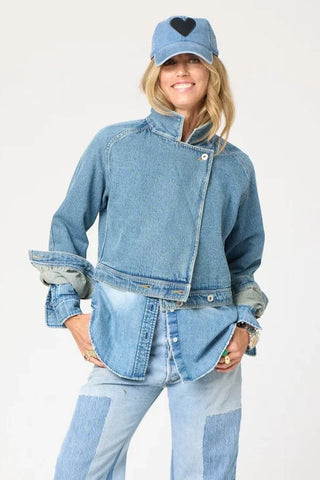 Kerri Rosenthal Denim Baseball Hat