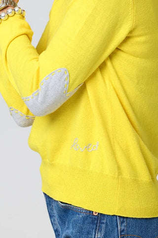 Kerri Rosenthal Patchwork Heart Pullover