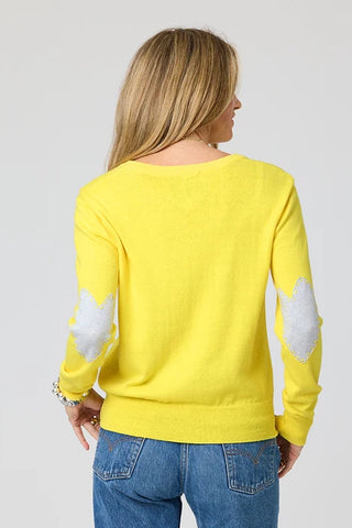 Kerri Rosenthal Patchwork Heart Pullover