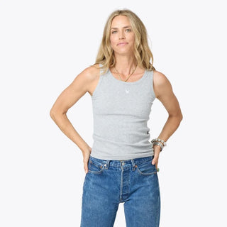 Kerri Rosenthal Basic Heart Tank Top