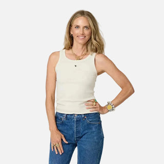 Kerri Rosenthal Heart Tank Top