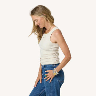 Kerri Rosenthal Heart Tank Top