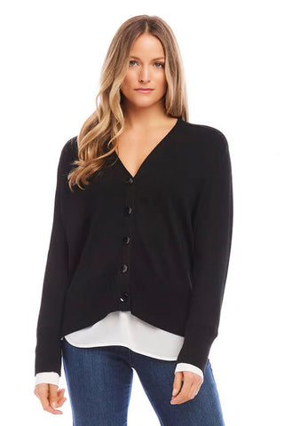 Karen Kane Layered Sweater Cardigan - Premium clothing at Lonnys NY - Just $148! Shop Womens clothing now 