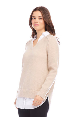 Karen Kane Layered Sweater - Premium clothing at Lonnys NY - Just $109! Shop Womens clothing now 