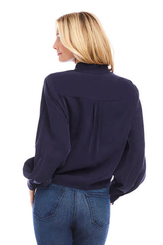 Karen Kane Tie Front Blouse - Premium clothing at Lonnys NY - Just $148! Shop Womens clothing now 