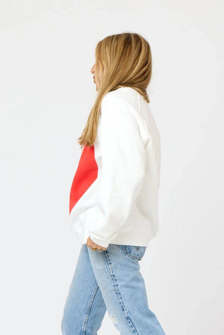 Kerri Rosenthal Benton Imperfect Heart Sweatshirt - Premium clothing at Lonnys NY - Just $168! Shop Womens clothing now 