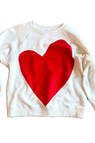 Kerri Rosenthal Benton Imperfect Heart Sweatshirt - Premium clothing at Lonnys NY - Just $168! Shop Womens clothing now 