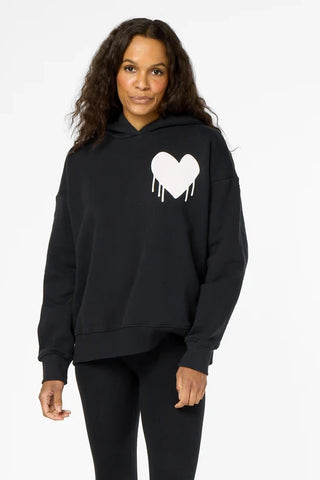 Kerri Rosenthal Boyfriend Drippy Heart Hoodie - Premium clothing at Lonnys NY - Just $198! Shop Womens clothing now 