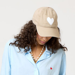 Kerri Rosenthal Heart Baseball Hat - Premium hats at Lonnys NY - Just $58! Shop Womens clothing now 