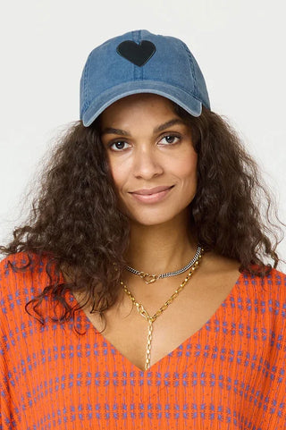 Kerri Rosenthal Heart Baseball Hat - Premium hats at Lonnys NY - Just $58! Shop Womens clothing now 