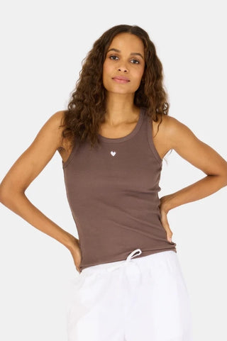 Kerri Rosenthal Basic Heart Tank Top - Premium clothing at Lonnys NY - Just $78! Shop Womens clothing now 
