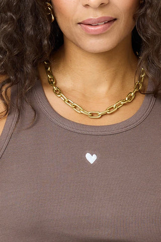 Kerri Rosenthal Basic Heart Tank Top - Premium clothing at Lonnys NY - Just $78! Shop Womens clothing now 