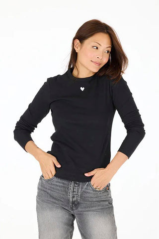 Kerri Rosenthal Ribbed Long Sleeve Tee