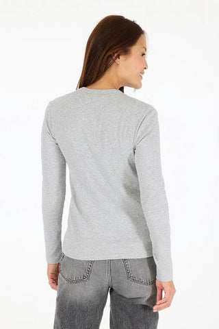 Kerri Rosenthal Ribbed Long Sleeve Tee