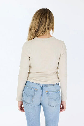 Kerri Rosenthal Ribbed Long Sleeve Tee
