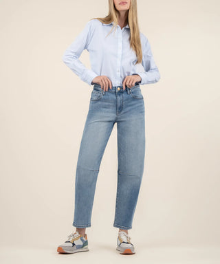 Kut Ashley Barrel Jeans - Premium clothing at Lonnys NY - Just $108! Shop Womens clothing now 