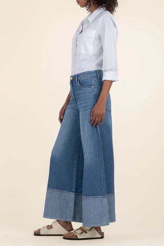 Kut from the Kloth Blake Wide Leg Jeans - Premium clothing at Lonnys NY - Just $109! Shop Womens clothing now 