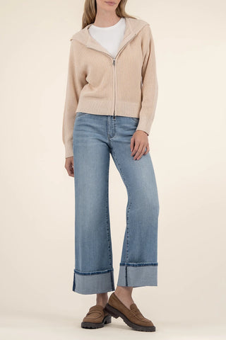 Kut Phoebe Knit Zip Hoodie - Premium clothing at Lonnys NY - Just $104! Shop Womens clothing now 