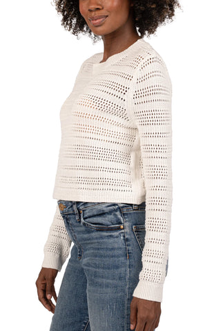 Kut From The Kloth Portia Knit Crop Sweater - Premium clothing at Lonnys NY - Just $82! Shop Womens clothing now 