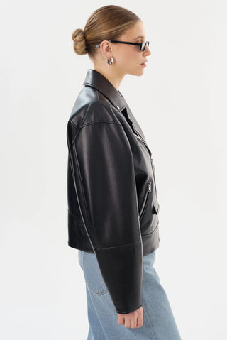 LaMarque Andrade Recycled Leather Jacket - Premium clothing at Lonnys NY - Just $495! Shop Womens clothing now 